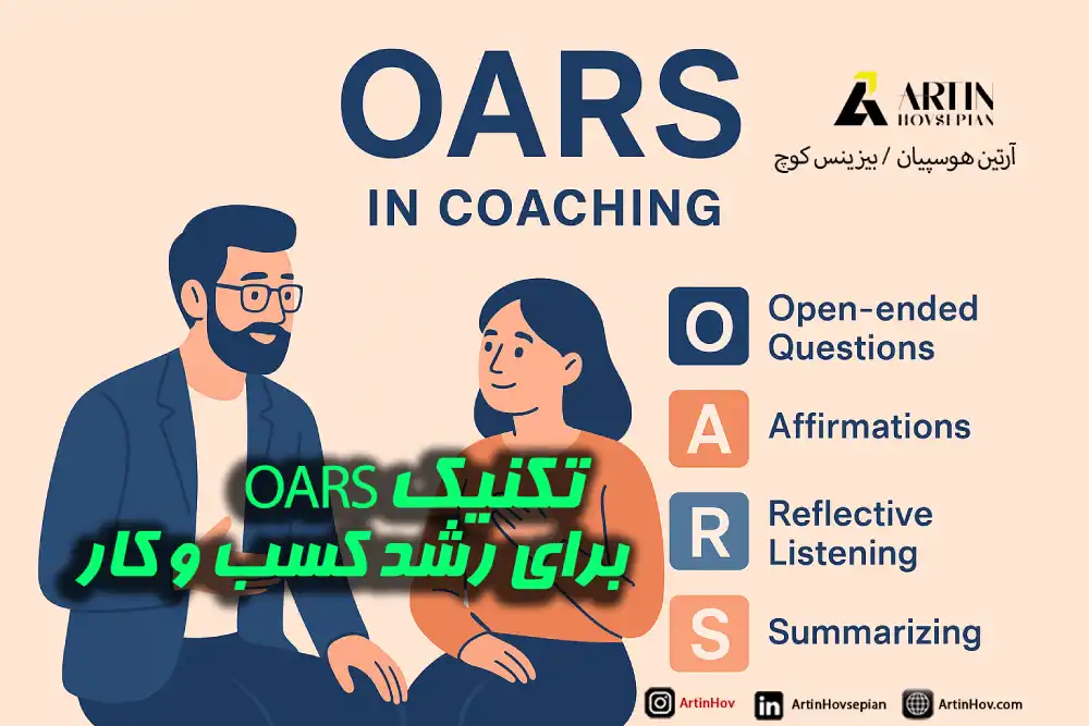 تکنیک OARS در کوچینگ: ابزاری برای ساختن روابط انسانی و رشد کسب‌وکار